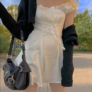 Milkmaid White Vintage Inspired Dress